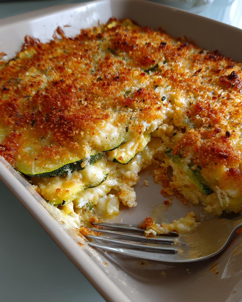 Cheesy Zucchini Casserole - detail 1