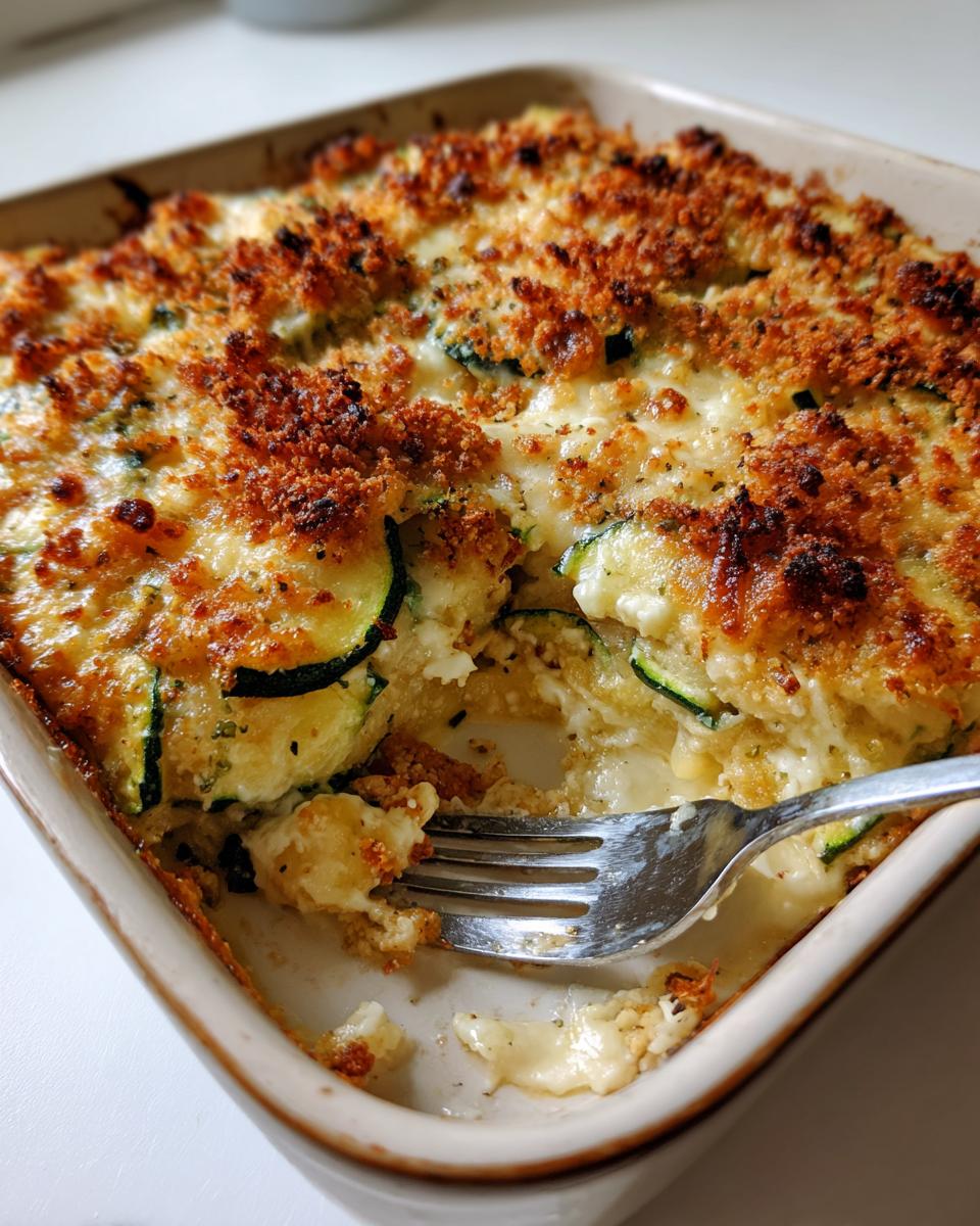 Cheesy Zucchini Casserole - detail 3