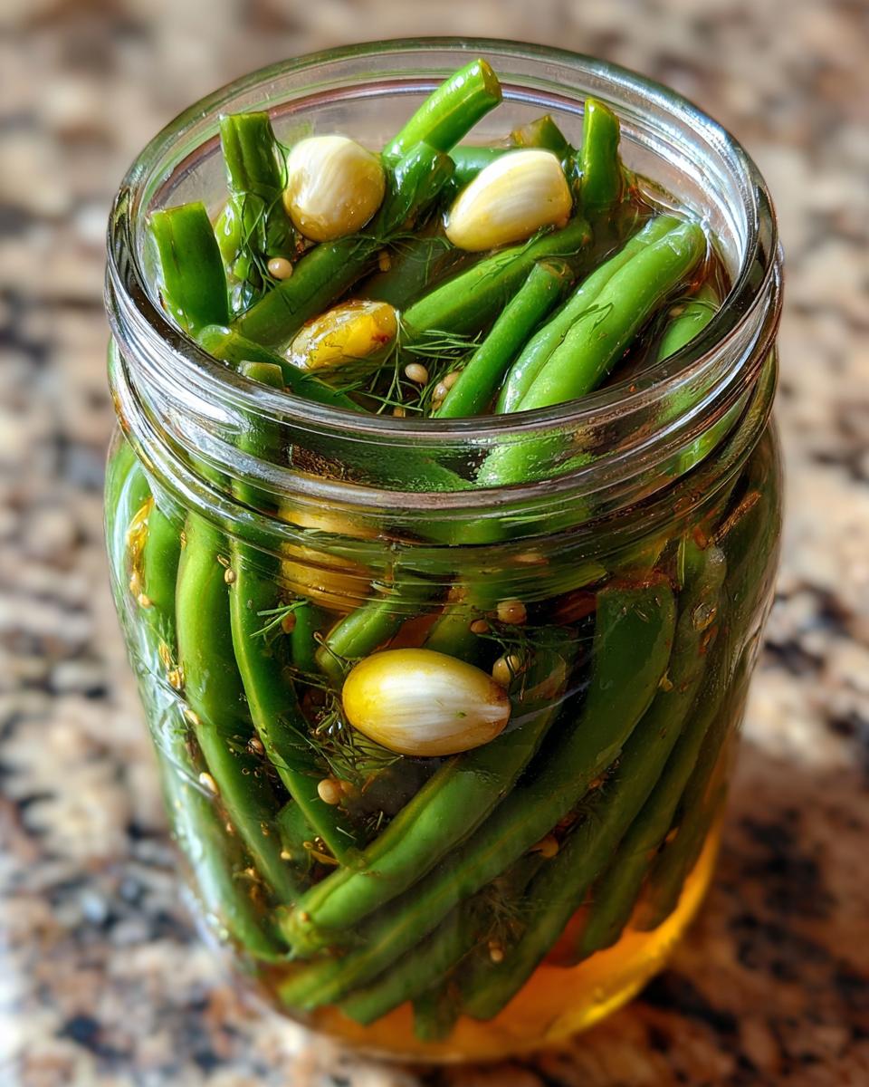 Garlic Lovers' Dilly Beans - detail 2