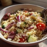 Mediterranean couscous salad