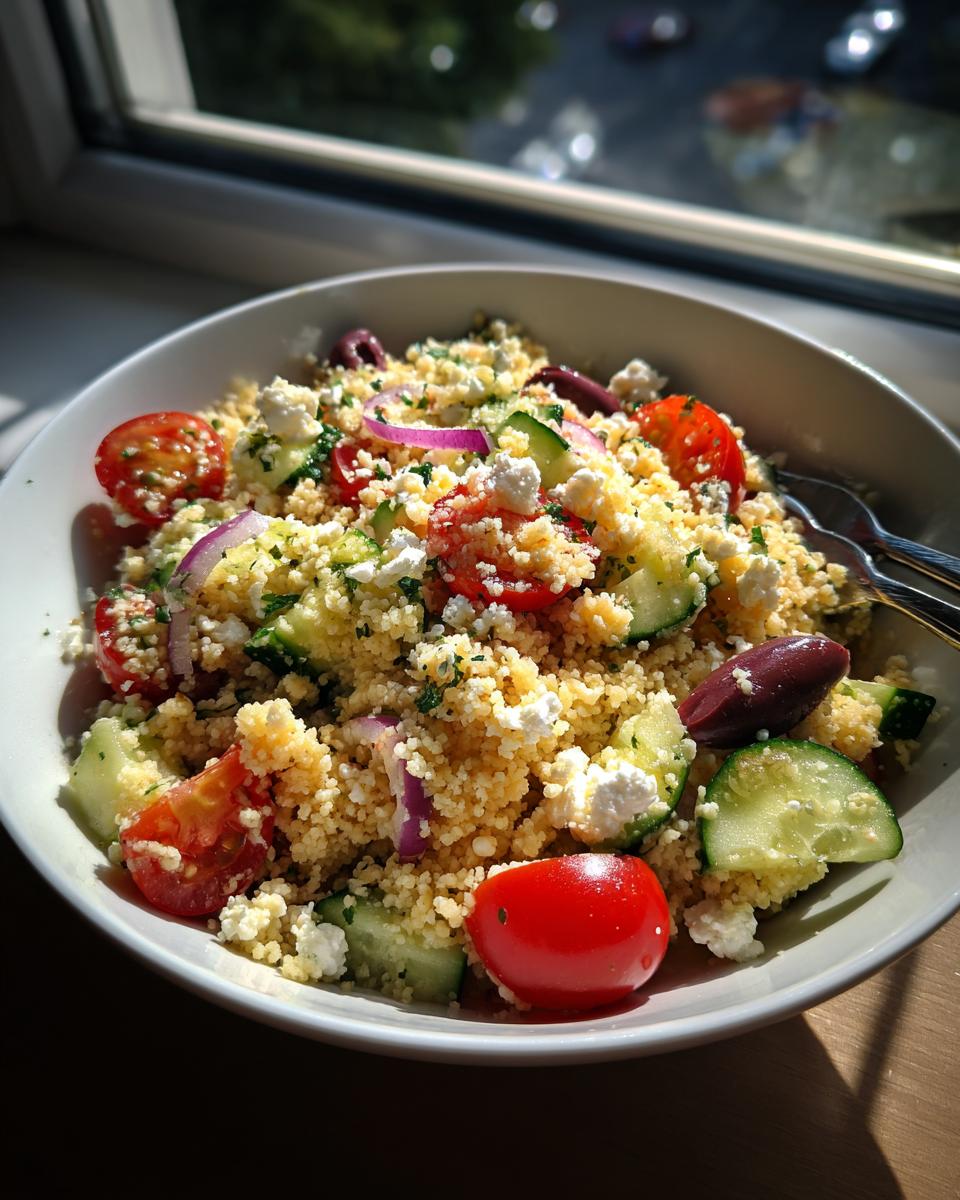Mediterranean couscous salad - detail 2