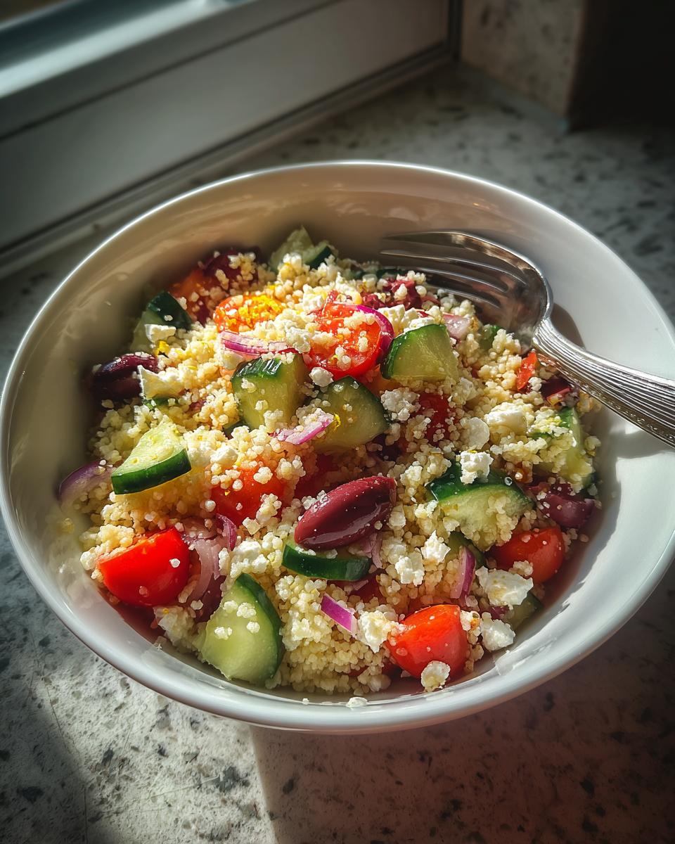 Mediterranean couscous salad - detail 3