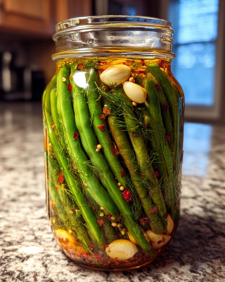 Sweet & Spicy Dilly Beans - detail 3
