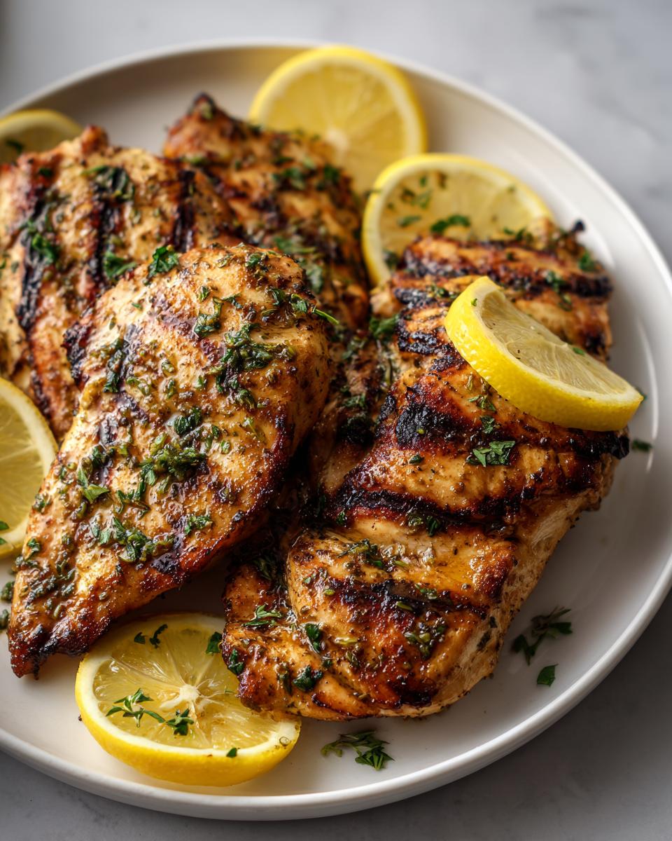 lemon herb grilled chicken - detail 3