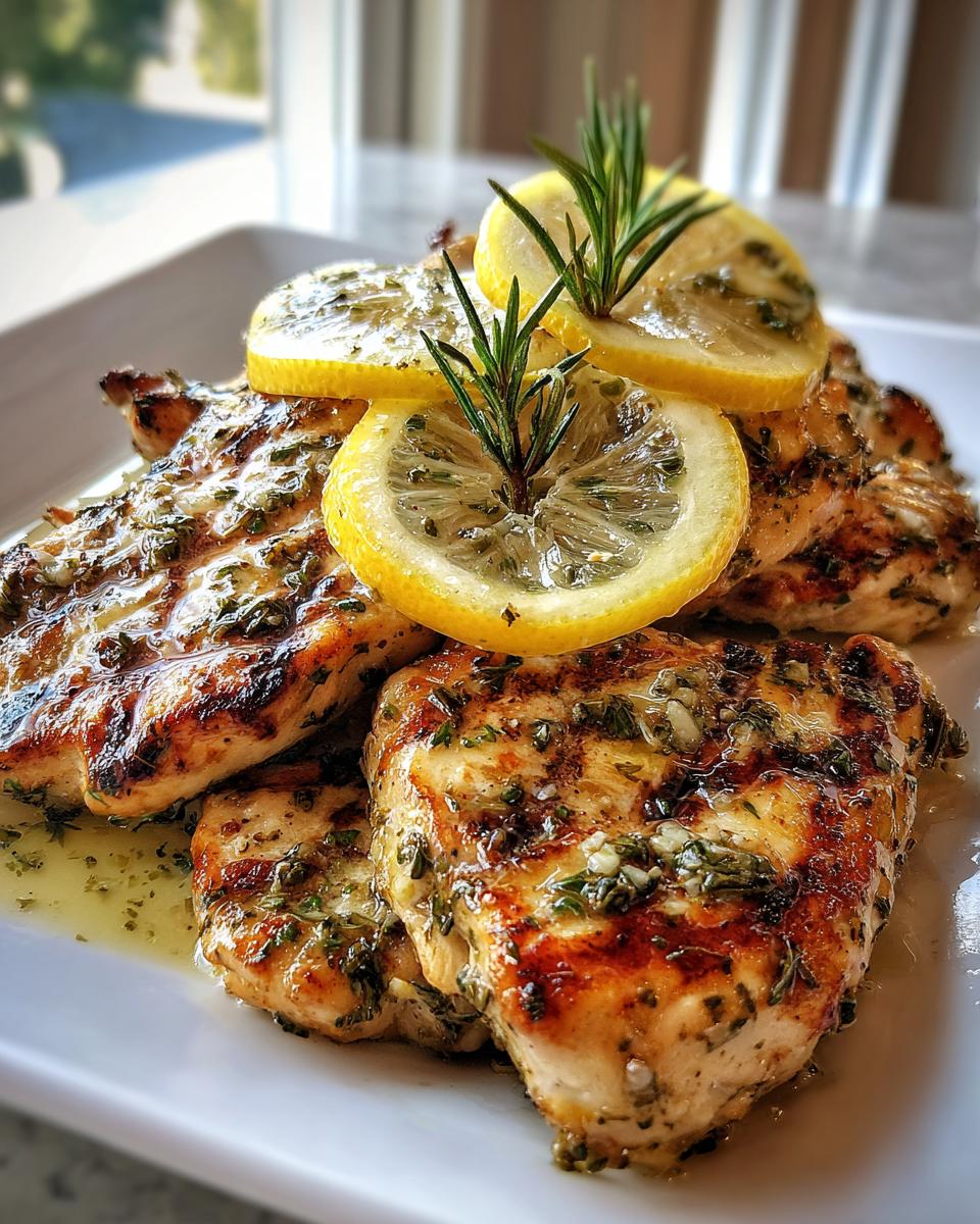 lemon herb grilled chicken - detail 4