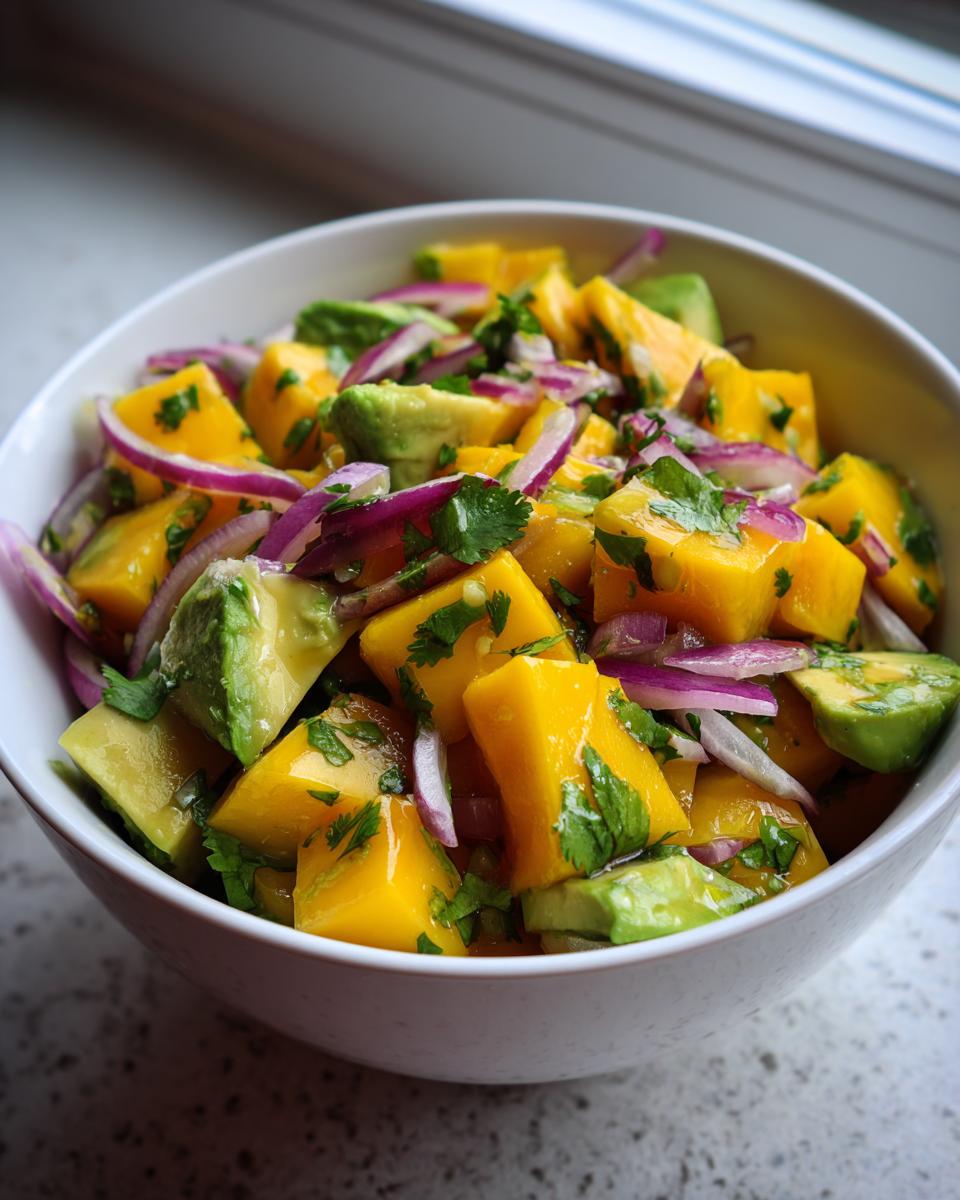 mango avocado salad - detail 2