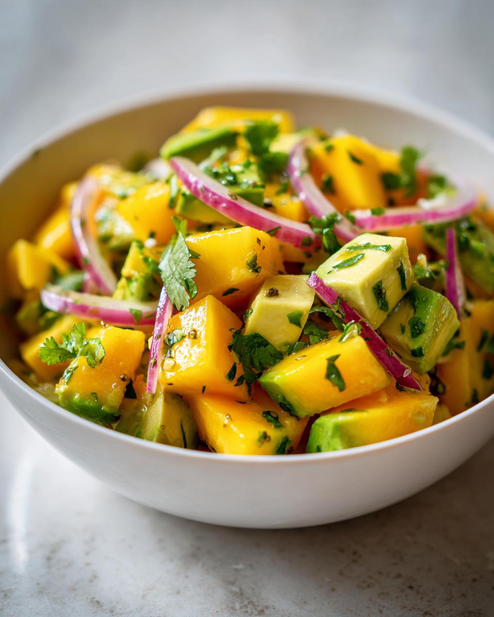 mango avocado salad - detail 3