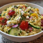orzo salad with lemon and herbs