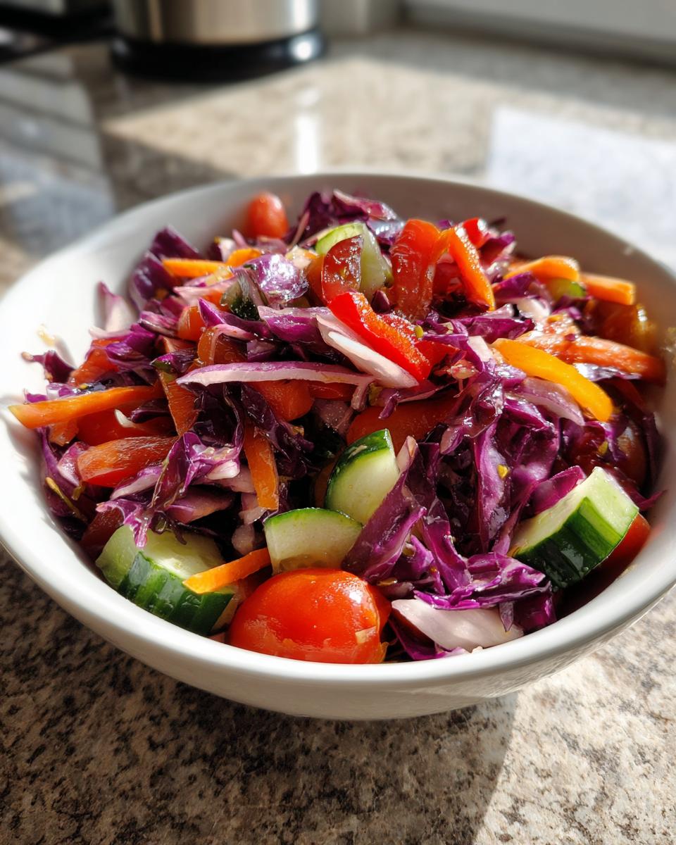 rainbow chopped salad - detail 1