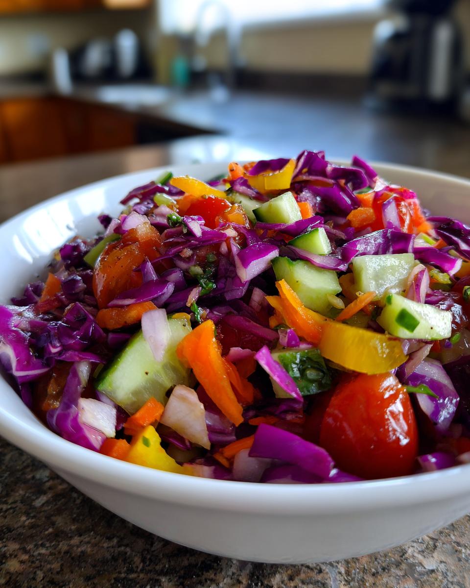 rainbow chopped salad - detail 2