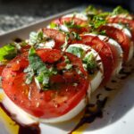 tomato basil mozzarella salad