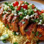 Mediterranean chicken and couscous