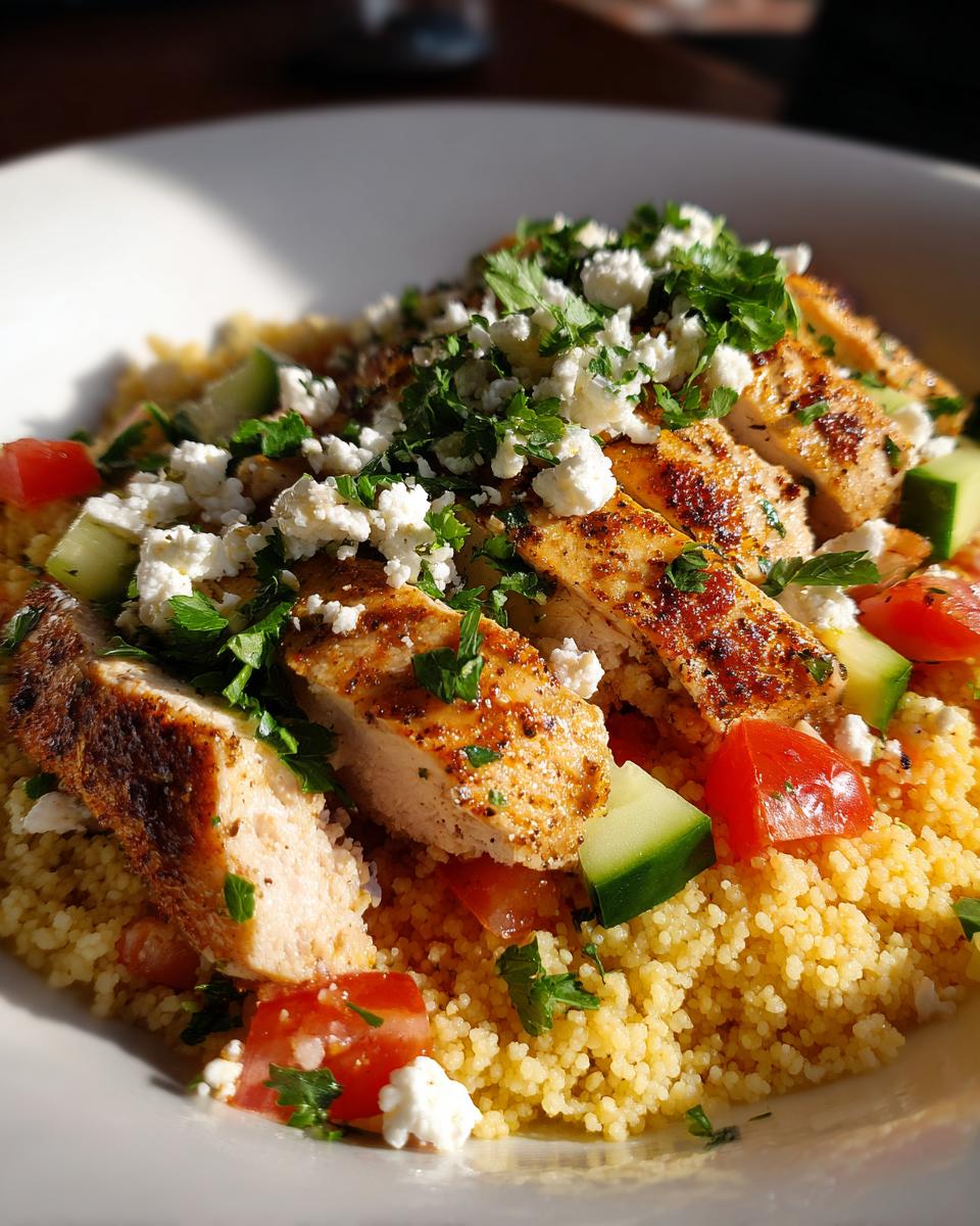 Mediterranean chicken and couscous - detail 2