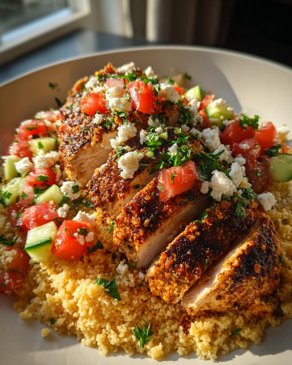 Mediterranean chicken and couscous - detail 4