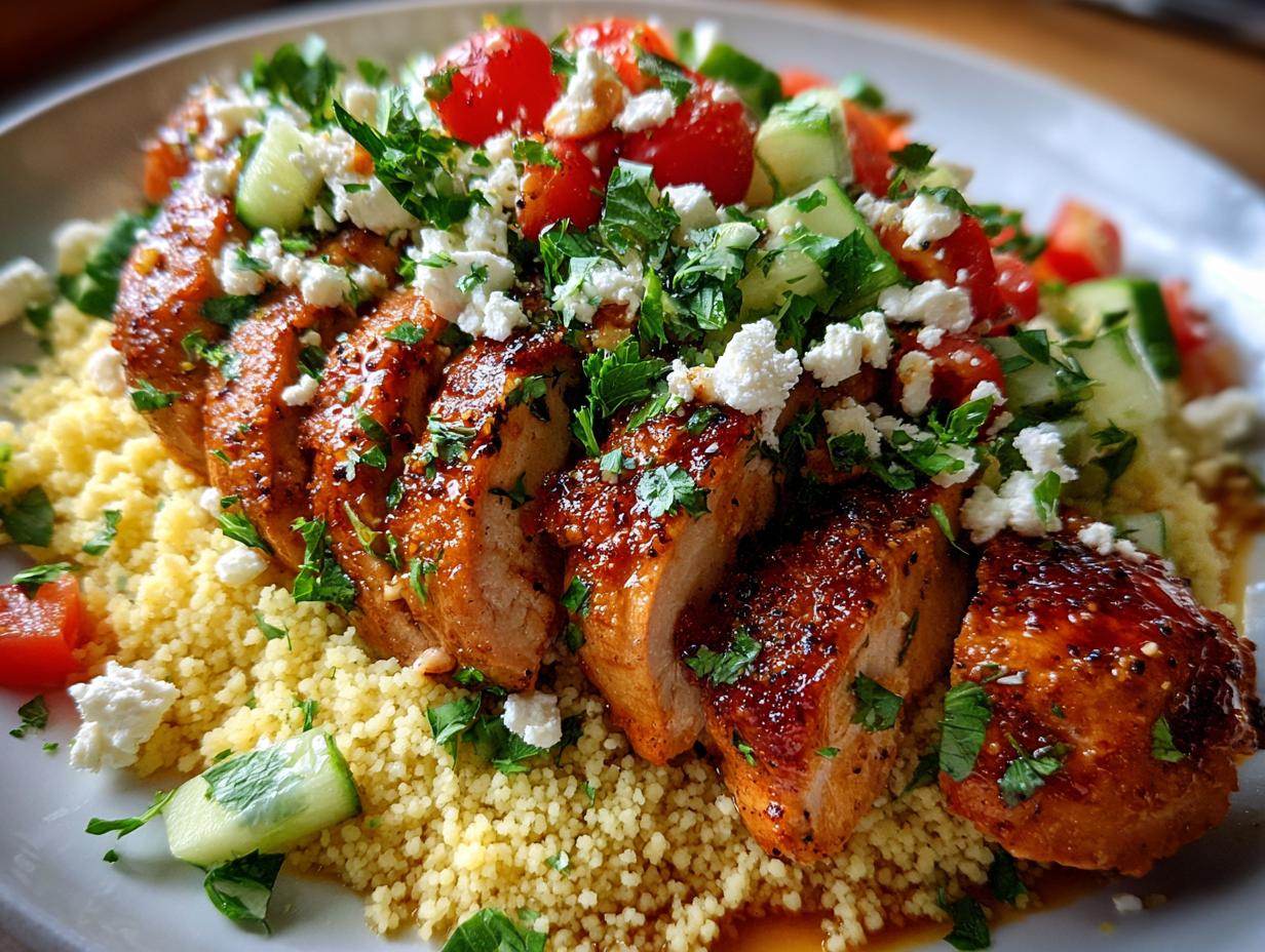 25-Minute Mediterranean Chicken & Couscous – A Life-Changing Meal!