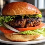 cumin spiced lamb burgers