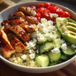 grilled chicken quinoa bowl