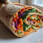 hummus veggie wrap