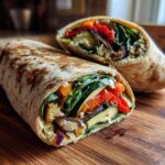 roasted veggie wrap